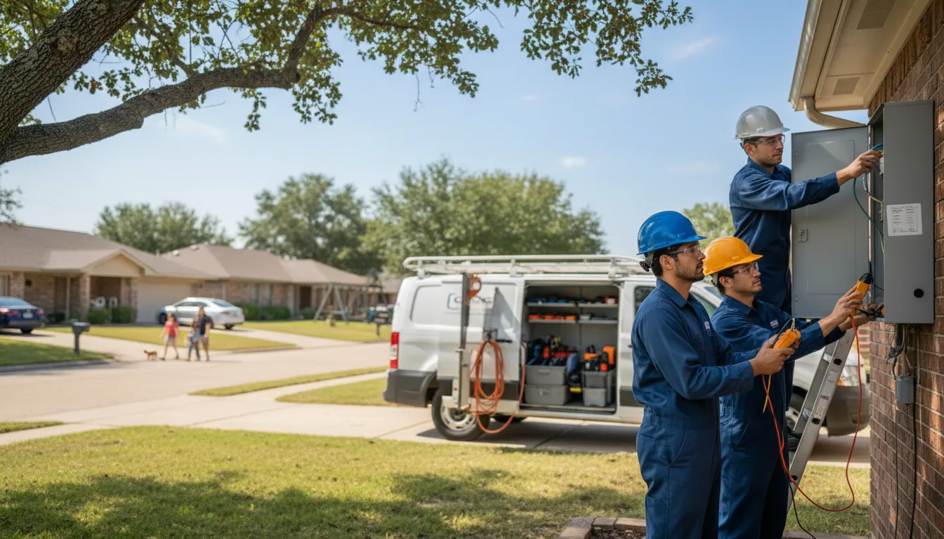 Certified electrician providing emergency electrical services in Covington, GA